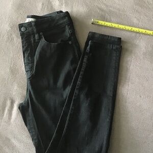 Madewell high rise Curvy skinny jeans 27 black